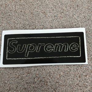 Supreme chalkboard sticker